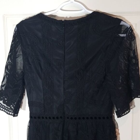 Promesa, Black Lace Romper - Picture 6 of 6